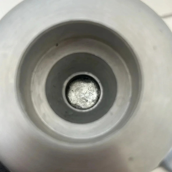 Vintage IKEA Kägla Candlesticks Brushed Aluminium Designer Carl Ojerstäm Swedish - Picture 8 of 8